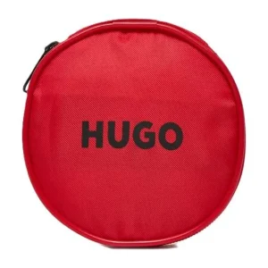 Hugo Uomo Cinture-GILBERT SOFT BELT GIFFERD GB35 Nero Rosso
