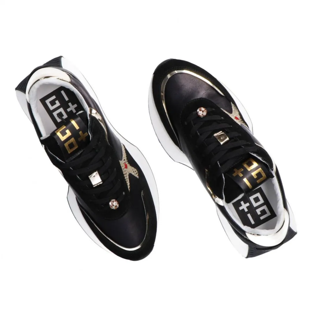 gipsy_combi_oro_nero_oro_4.webp Gio Più Donna Sneakers-Gipsy05 combi oro nero oro