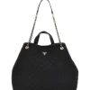 Guess Donna Borse A Spalla-GIULLY LARGE 2 IN 1 TOTE Nero