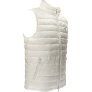 Guess Abbigliamento Smanicato-GJ HODED PUFFER VEST Bianco Panna
