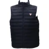 Guess Abbigliamento Smanicato-GJ HODED PUFFER VEST Blu