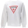 Guess Uomo Felpe-GJ ICONIC TRIANGLE SWEAT Bianco