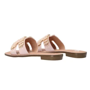 Gold&Gold Donna Sandali-GL783 strass bicolor Rosa