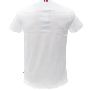 Tommy Hilfiger Uomo T-Shirt-GLOBAL STRIPE WREATH TEE 34388 Bianco
