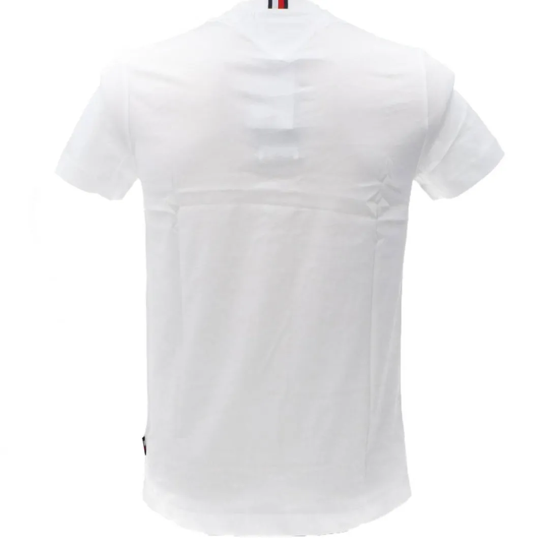 global_stripe_wreath_tee__2-1.webp Tommy Hilfiger Uomo T-Shirt-GLOBAL STRIPE WREATH TEE 34388 Bianco