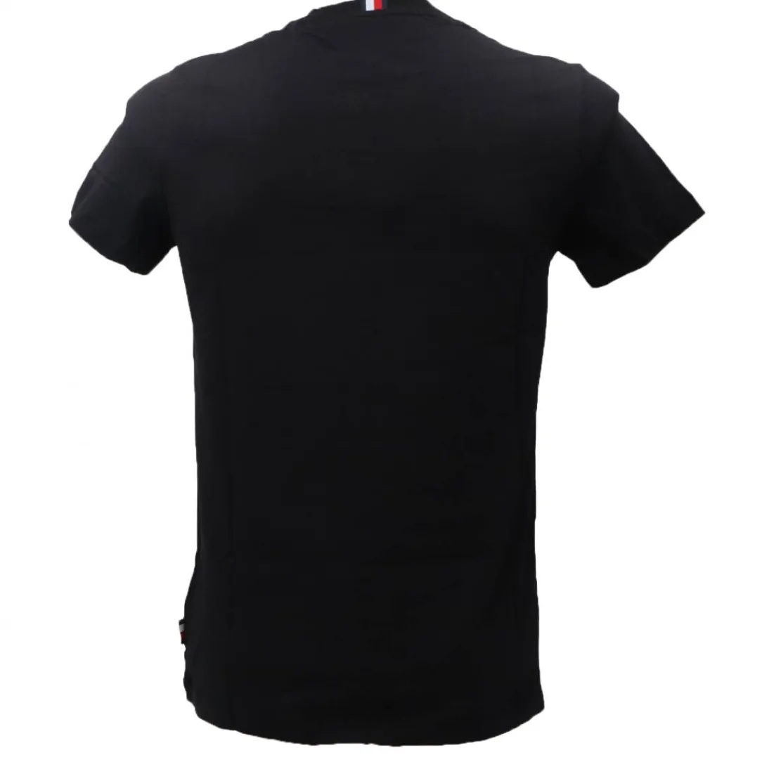 global_stripe_wreath_tee__2.webp Tommy Hilfiger Uomo T-Shirt-GLOBAL STRIPE WREATH TEE 34388 Nero