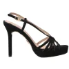 Gold&Gold Donna Sandali-GP611 Elegance lurex Nero