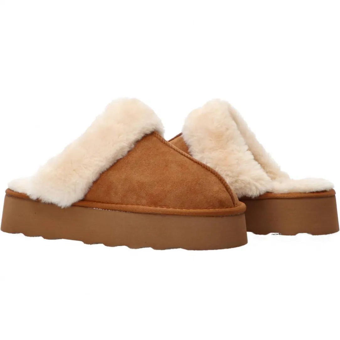 gq_suede_ecopelliccia_cuo_2.webp Gold&Gold Donna Mocassini-GQ06 suede ecopelliccia Cuoio