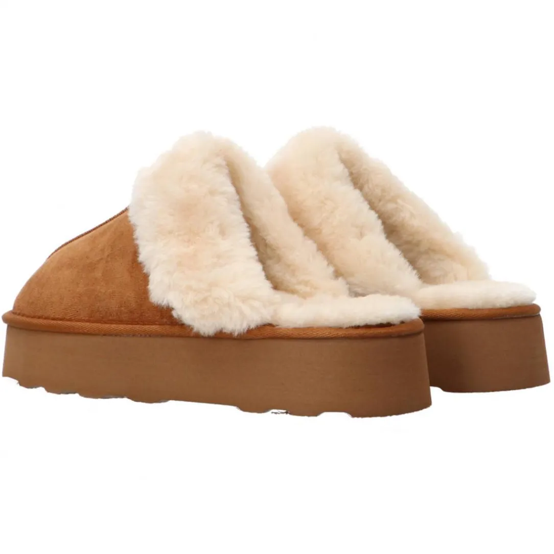 gq_suede_ecopelliccia_cuo_3.webp Gold&Gold Donna Mocassini-GQ06 suede ecopelliccia Cuoio