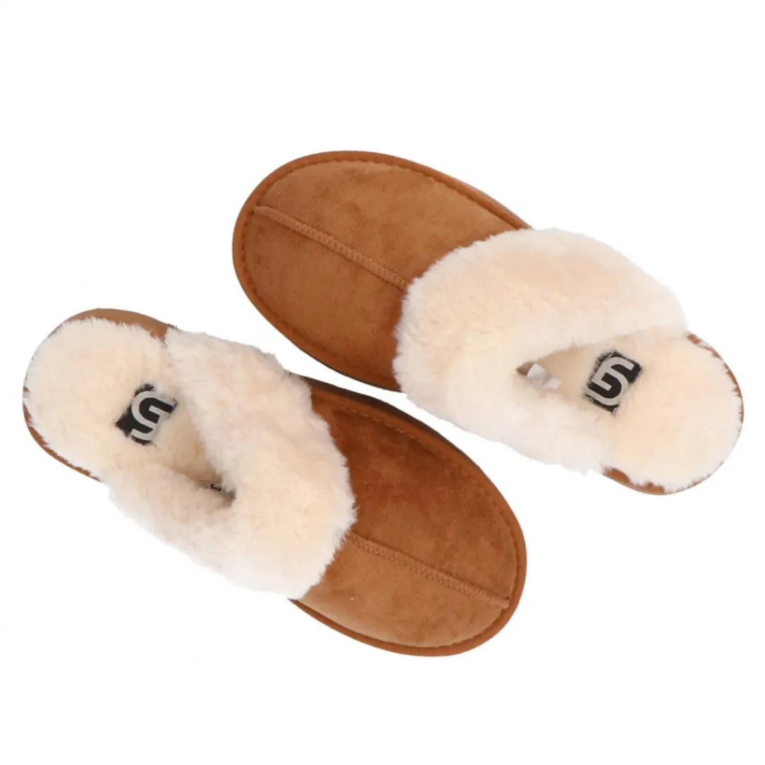 gq_suede_ecopelliccia_cuo_4.webp Gold&Gold Donna Mocassini-GQ06 suede ecopelliccia Cuoio
