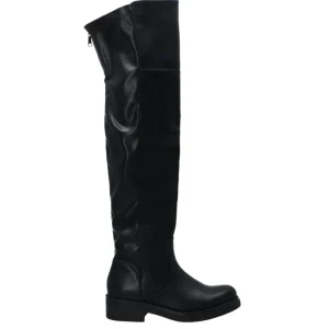 Gold&Gold Donna Stivaletti E Stivali-GR477 eco leather Nero