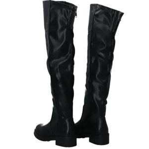 Gold&Gold Donna Stivaletti E Stivali-GR477 eco leather Nero