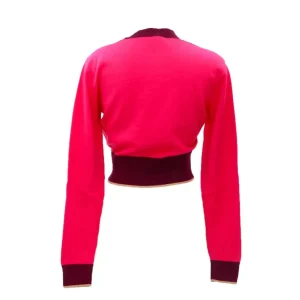 Versace Donna Maglioni-75HAFM21 WOOL V EMBLEM Fucsia