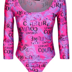Versace Donna Body-74HAM238 BODY LYCRA SATIN Fucsia Viola