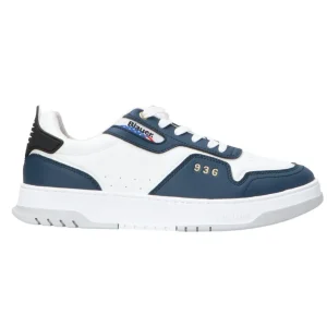 Blauer USA Uomo Sneakers-Harper lea Bianco blu