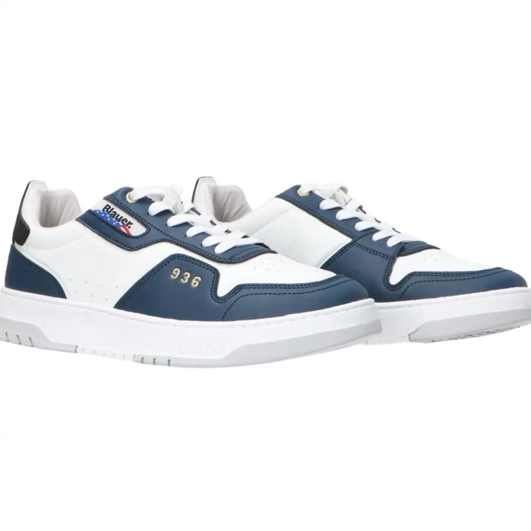 harper_lea_bianco_blu_1.webp Blauer USA Uomo Sneakers-Harper lea Bianco blu