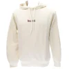 Disclaimer Uomo Felpe-24IDS54500 FELPA CAPP Bianco Latte