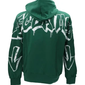 Disclaimer Uomo Felpe-24IDS54500 FELPA CAPP Verde