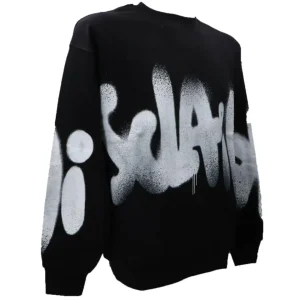 Disclaimer Uomo Felpe-24IDS54614 GIROCOLLO FELPA Nero