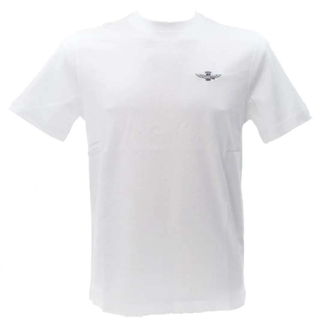 j_new_tshirt_mc_bianco_0.webp Aereonautica Militare Uomo T-Shirt-J592 NEW T-SHIRT M.C. Bianco