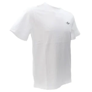 Aereonautica Militare Uomo T-Shirt-J592 NEW T-SHIRT M.C. Bianco