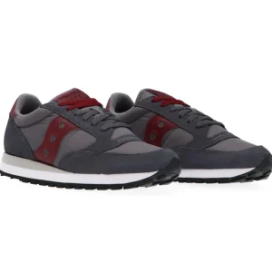 Saucony Uomo Sneakers-Jazz Original S2044 Grigio rosso