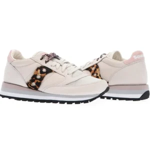 Saucony Donna Sneakers-Jazz triple leather Beige