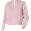 Guess Donna Felpe-JEAN G LOGO FULL ZIP SWEATSHIRT Rosa