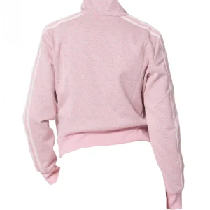 Guess Donna Felpe-JEAN G LOGO FULL ZIP SWEATSHIRT Rosa
