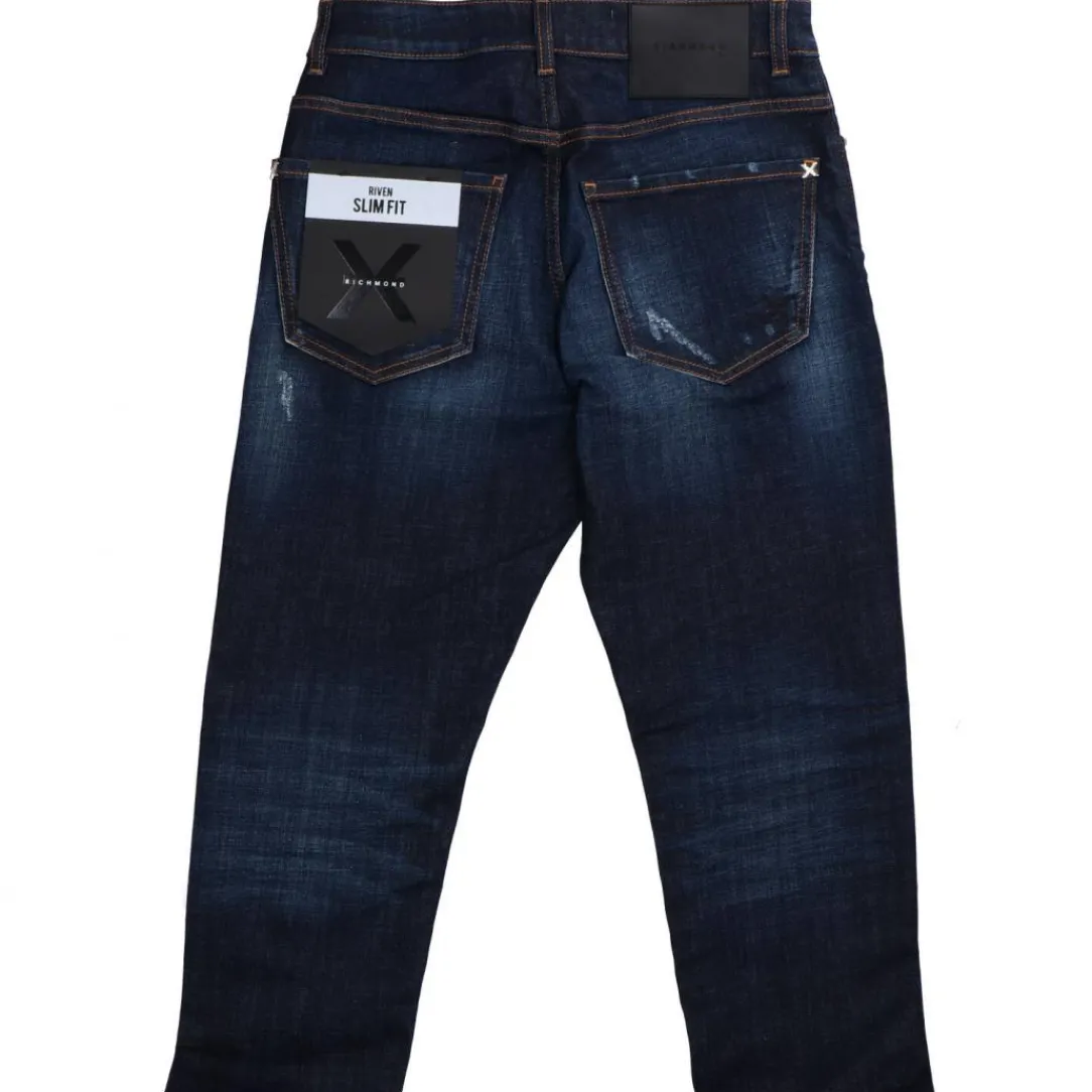 jeans_colimb_denim_scuro_2.webp Richmond Abbigliamento Jeans-JEANS COLIMB Denim Scuro