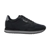 Boss Uomo Sneakers-Kai Runn leather nylon Blu