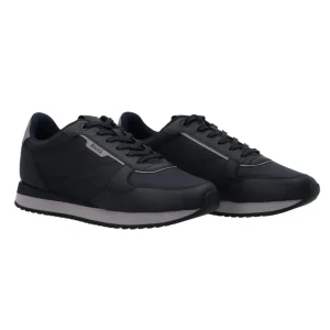 Boss Uomo Sneakers-Kai Runn leather nylon Blu