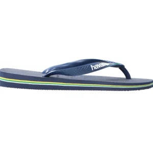 Havaianas Scarpe Scarpe Mare-KIDS BRASIL LOGO MIX Blu Scuro