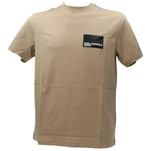 Karl Lagerfeld Uomo T-Shirt-KJL REGULAR 231D1706 Beige