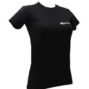 Karl Lagerfeld Donna T-Shirt-KJL SLIM TEE 241J1700 Nero
