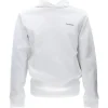 Calvin Klein Uomo Felpe-K10K109927 FELPA LOGO HOODIE Bianco