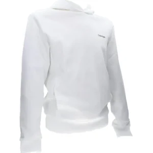 Calvin Klein Uomo Felpe-K10K109927 FELPA LOGO HOODIE Bianco