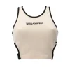 Karl Lagerfeld Donna Top-KLJ LOGO TANK CUT OUT 245J1703 Beige