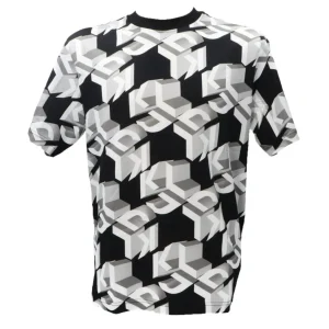 Karl Lagerfeld Uomo T-Shirt-KLJ RELAXED MONOGRAM 241D1701 Nero