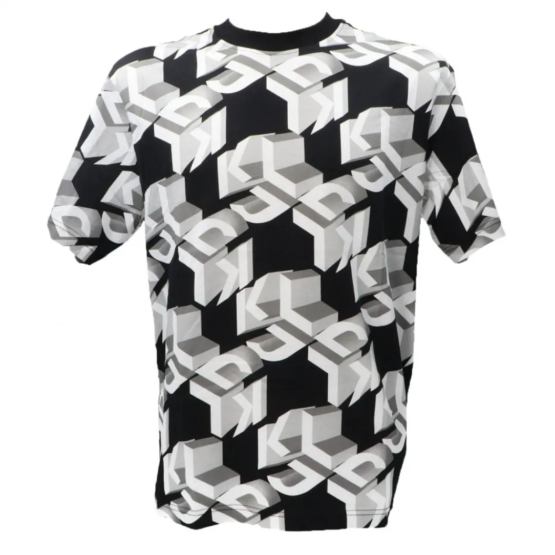 klj_relaxed_monogram_d_ne_0.webp Karl Lagerfeld Uomo T-Shirt-KLJ RELAXED MONOGRAM 241D1701 Nero