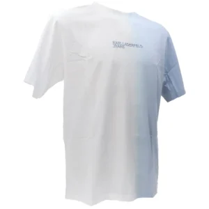 Karl Lagerfeld Uomo T-Shirt-KLJ RELAXED OMBRE 241D1707 Bianco