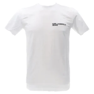 Karl Lagerfeld Uomo T-Shirt-KLJ SLIM 241D1700 Bianco