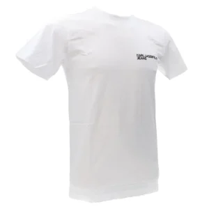 Karl Lagerfeld Uomo T-Shirt-KLJ SLIM 241D1700 Bianco