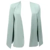 Have One Donna Giacca-L009 CAPPA FLUIDO CREP Verde Acqua