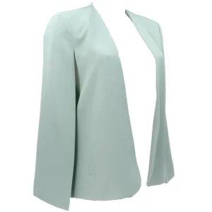 Have One Donna Giacca-L009 CAPPA FLUIDO CREP Verde Acqua