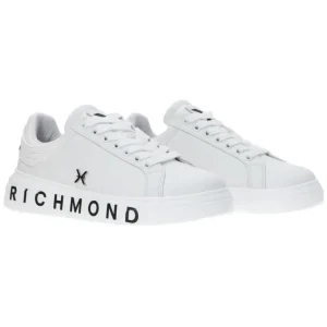 Richmond Uomo Sneakers-LEATHER 27302 Bianco
