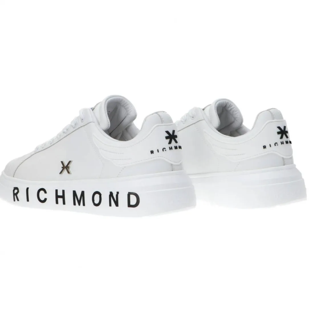 leather__bianco_3.webp Richmond Uomo Sneakers-LEATHER 27302 Bianco