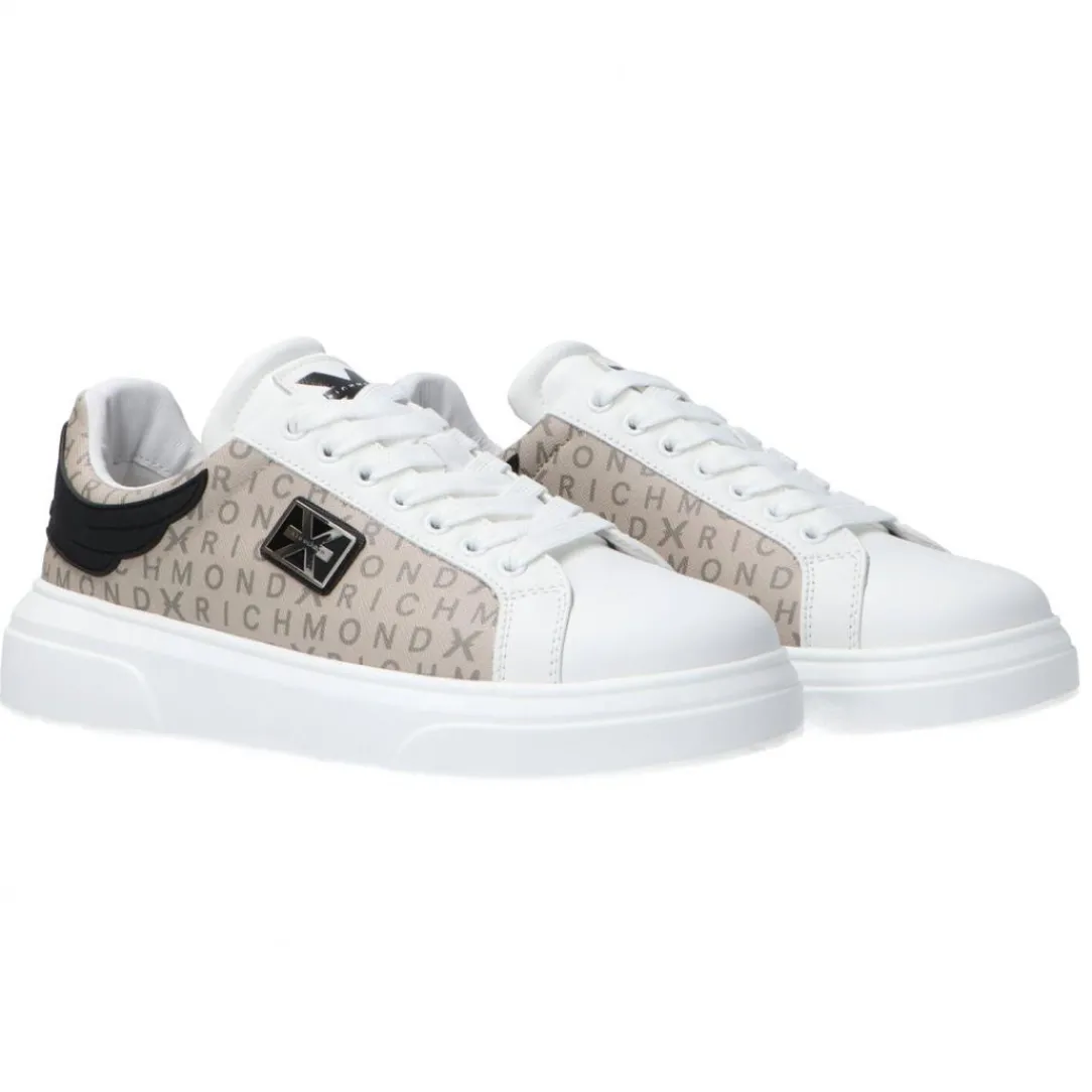 leather__cp_beige_1.webp Richmond Uomo Sneakers-Leather 27300 cp Beige