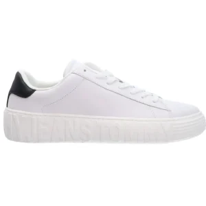 Tommy Hilfiger Uomo Sneakers-LEATHER OUTSOLE Bianco