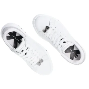 Richmond Donna Sneakers-Leather strass woman Grigio